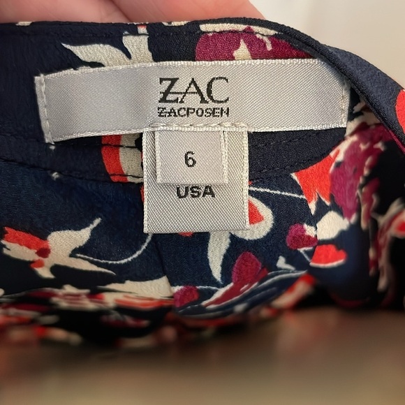 ZAC Zac Posen Floral Blouse 6 - Picture 3 of 4